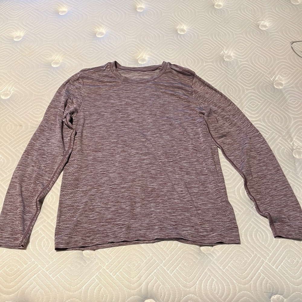Lululemon medium long sleeve shirt. Maroon.